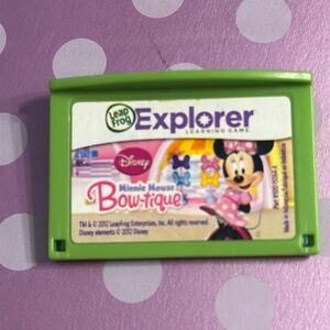 LeapFrog Explorer Minnie Mouse Bow-tique Game cartridge
